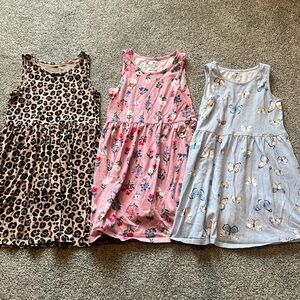 H&M Girls 6x/7 lot of 3 dresses